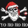 Yo Ho Ho Pirate Christmas joulupukkimerirosvo lippu