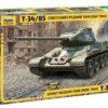 T-34/85 Soviet medium tank mod 1944 1/35 pienoismalli