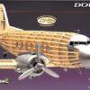 DOUGLAS DC-3 balsa lentokone rakennussarja