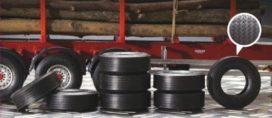 Truck trailer rubber tires kuvioitu 1/24 koottava pienoismalli