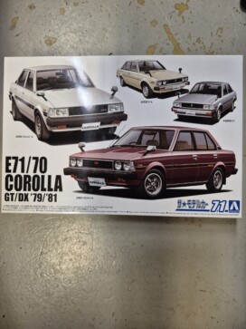 Toyota corolla gt/dx E71/E70   1/24