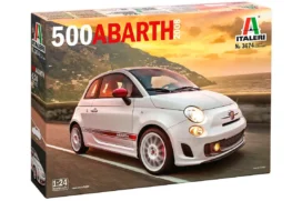 FIAT 500 Abarth  2008 1/24 koottava pienoismalli